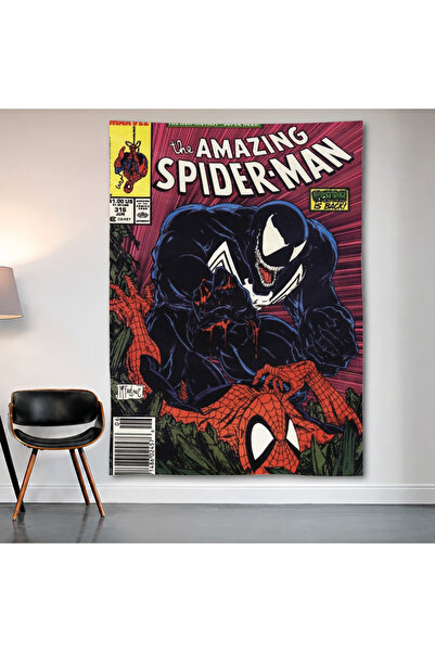 Geek Cultcha Venom Vs Spider-Man Comic Wall Covering Wall Tapestry First Qual...
