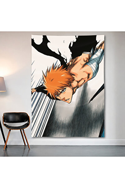 Geek Cultcha Bleach Ichigo Kurosaki Wall Covering Wall Tapestry First Quality...