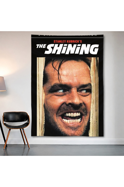 Geek Cultcha The Shining Wall Drape Wall Tapestry ملصق من قماش الساتان عالي ا...