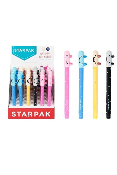 Starpak 24x Pix cu gel, Starpak, Negru