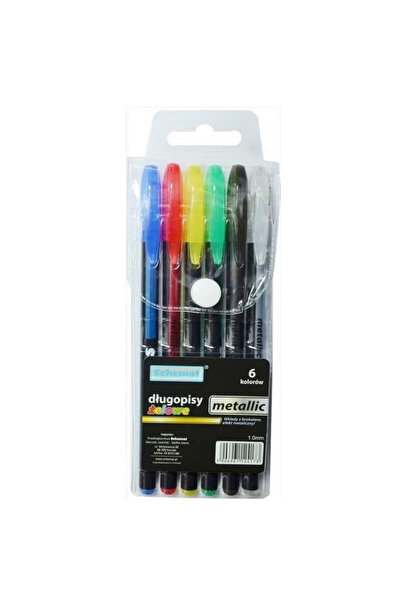Schemat Pixuri gel metalice 6 culori etui