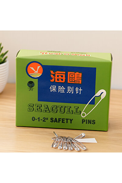 magicool Silver Safety Pins Mixed No 0-1-2 — Pack of 864
