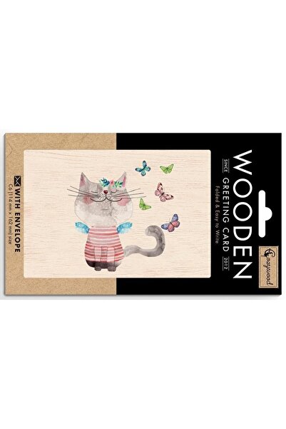 Cozywood Felicitare Cozywood, lemn, cu plic, format C6