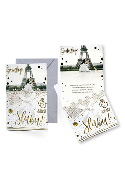 KUKARTKA Felicitare de nunta Dream Cards, decorativa, B6, cu plic, multicolor...
