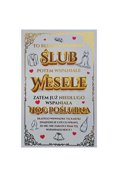 Yeku Felicitare YEKU, Karnet de Nunta, cu Zavor, 350g, Umoristic
