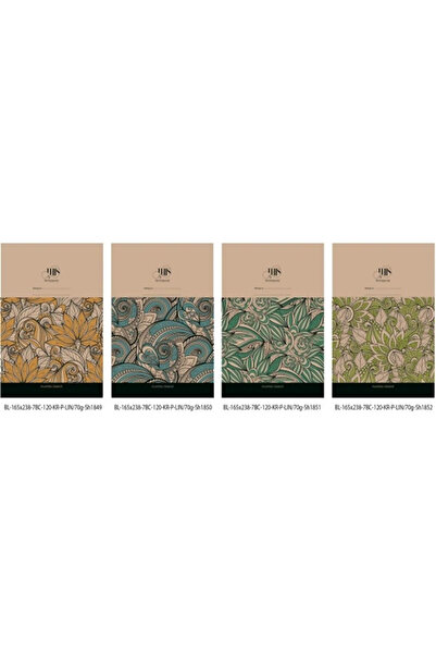 Fresh Caiet decorativ 165x238 mm, 120 pagini, liniat (mix de modele)