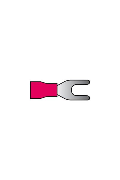 Carpoint Papuci electrici izolati Carpoint, tip furca 4,3 mm, pentru cablu 0,...