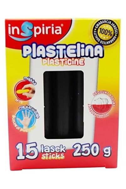 Inspiria Plastilina Inspiria, negru, 15 batoane, 250g