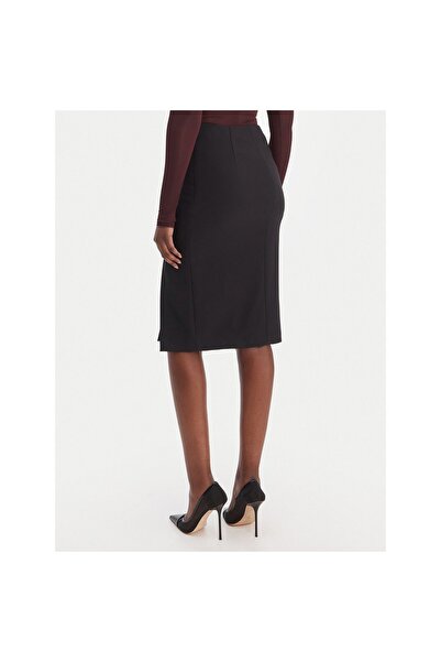 Elisabetta Franchi Fustă creion de damă GO14761E2 Negru