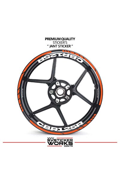 ARONA ملصق جنط هوندا CBR 125R داخلي وخارجي، ملصق مكتوب عليه CBR125R، موديل ملصق