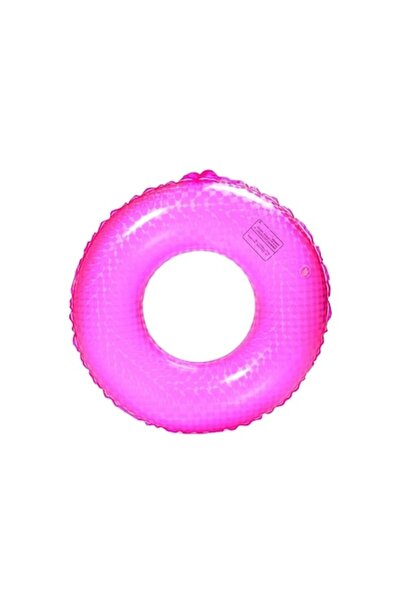 OEM Colac gonflabil pentru copii, transparent, roz neon, mărimea 70