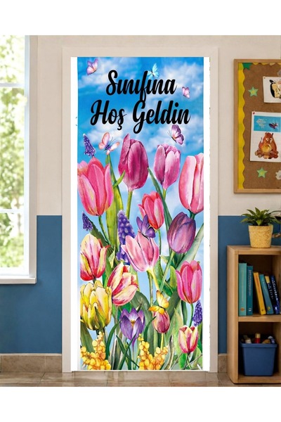 PROMISEBACKDROP2 190X75Cm Elastic Door Decoration, Fabric Door Dressing, Welc...
