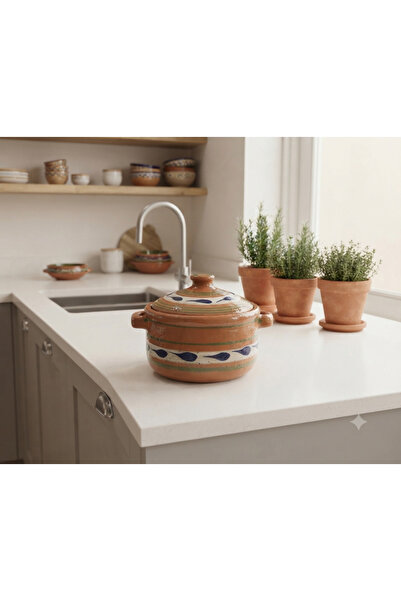 Generic Pakistani Small Clay Pot for Serving Salsas and Dips - Diameter 10 cm