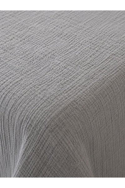 SELORA MAISON 3-Layer Muslin Pique 100% Cotton Double Summer Pique – Breathable Lightweight Bedspread |   Cream, Powder, Anthracite