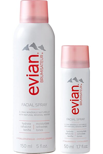 Evian Facial Spray Weekender Kit - Hydrating Mineral Water Mist for Face & Sk...