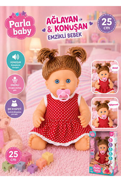 25 Cm Konuşan Ve Ağlayan Emizlikli Bebek