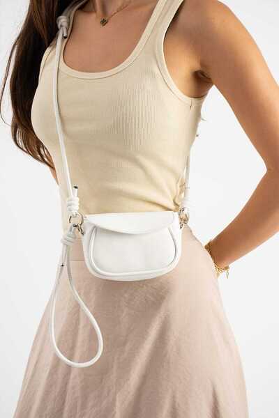 KOÇAK ÇANTA Women's Knotted Adjustable Long Strap Hand and Shoulder Bag