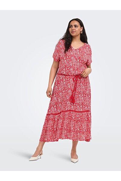 Only Carmakoma Kleid CARVIWI Langes Kleid