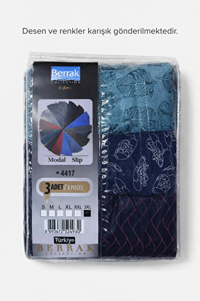 Berrak 4417 Erkek 3lü Slip
