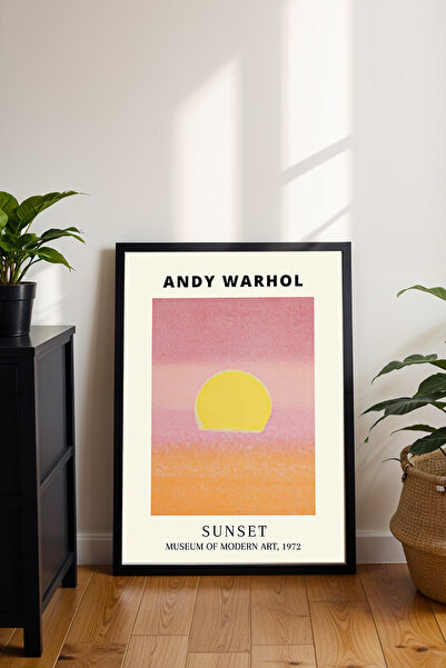 dudekohome Andy Warhol Poster Çerçeveli Tablo Modern Pop Art Minimal Duvar De...