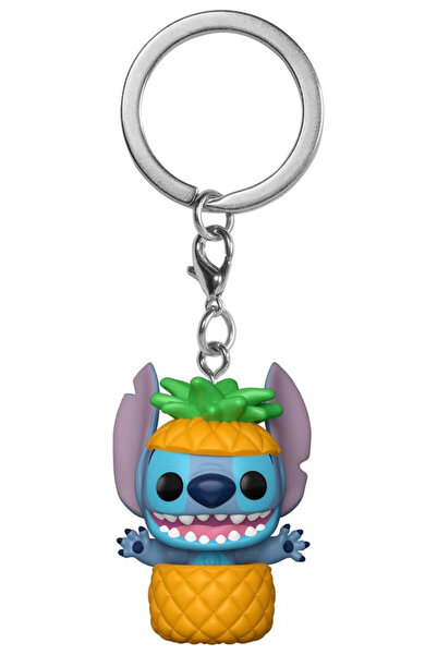 Funko Μπρελόκ Lilo&Stitch POP! Βινύλιο 4 εκ. Στιτς σε ανανά Σετ προβολής (12)