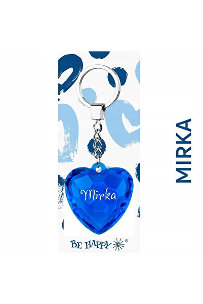 Be-Happy Gifts Breloc decorativ inima multicolor 5.3x9.7cm