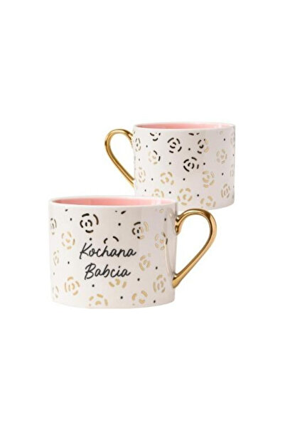 Be-Happy Gifts Cana din portelan/cescuta Kochana Babcia, cu imprimeu, maner a...