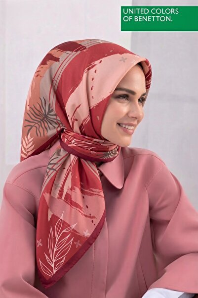 United Colors of Benetton SIENA DESENLİ EŞARP -1002-90*90