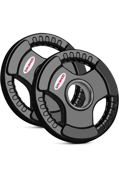 Sparnod Fitness Sparnod Fitnes S3FP-2.5_PAIR Olympic Grip PlateIron WeightPla...