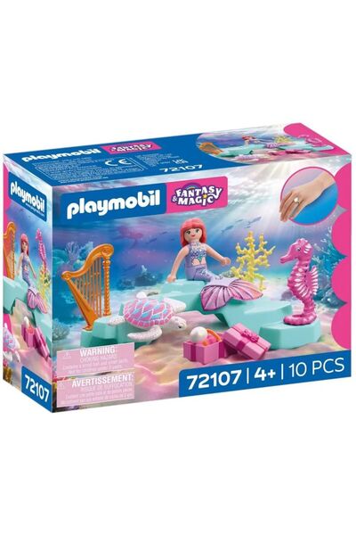 Playmobil Γοργόνα με Άρπα και Δώρο (72107)