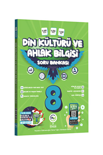 Av Akıllı Versiyon Yayınları Av Yayınları 8. Sınıf Din Kültürü ve Ahlak Bilgi...