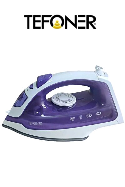 TEFONER Steam and Dry Iron with Ceramic Soleplate Steam Iron with 180ml Water...