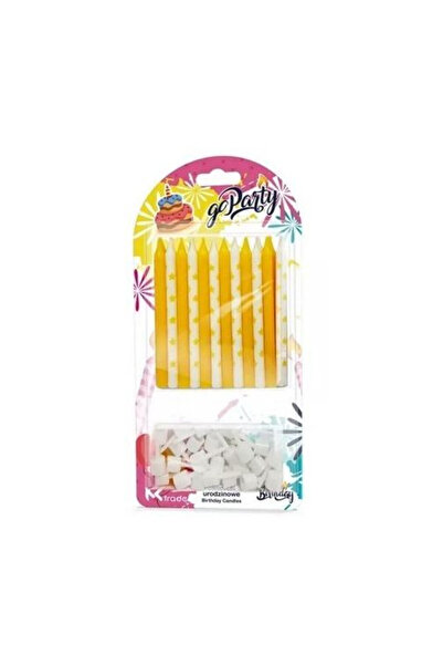 GoParty Lumanari de zi de nastere GoParty, lumanari pentru tort cu stelute, 8...