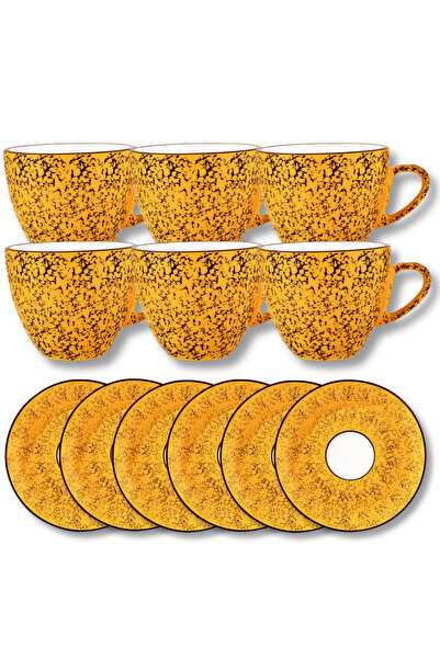 WILMAX ENGLAND Set Cesti Cafea Espresso Portelan Colorboom, 75ml, 6 buc,