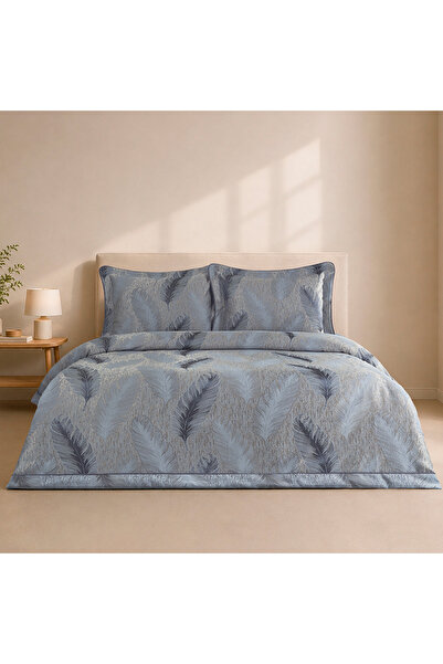 ALTINBAŞAK TEKSTİL Sienna Double Bedspread Indigo (3 Pieces) 240X260 Indigo