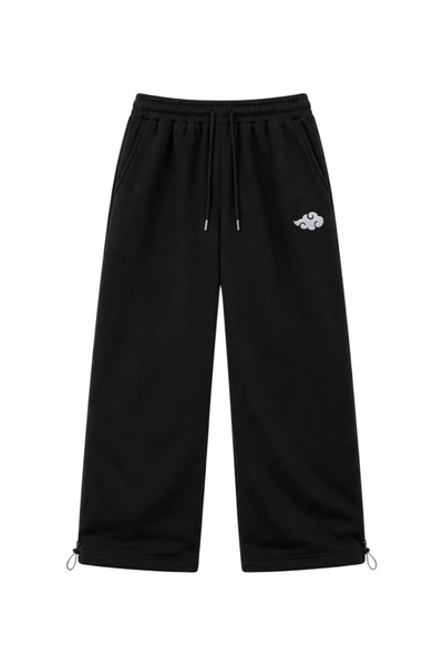 zaee Akatsuki Embroidered Adjustable Leg Baggy Sweatpants