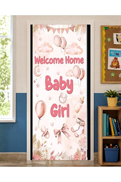 PROMISEBACKDROP2 190X75Cm Elastic Door Decoration, Fabric Door Dressing, Welc...