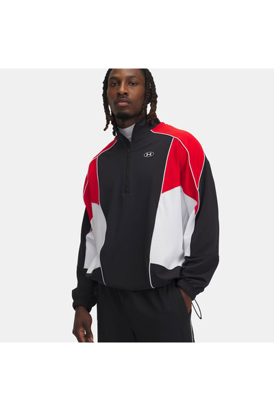 Under Armour Best Level Tricot Cb Erkek Siyah/Kırmızı Ceket