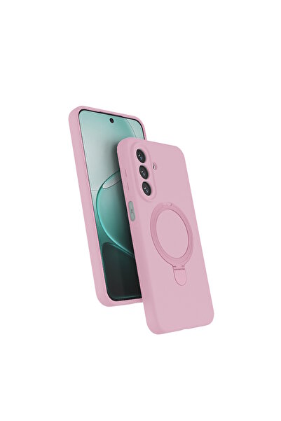 m.tk moveteck Samsung Galaxy A27 Uyumlu Kılıf Magsafe Halkalı Extra Standlı i...