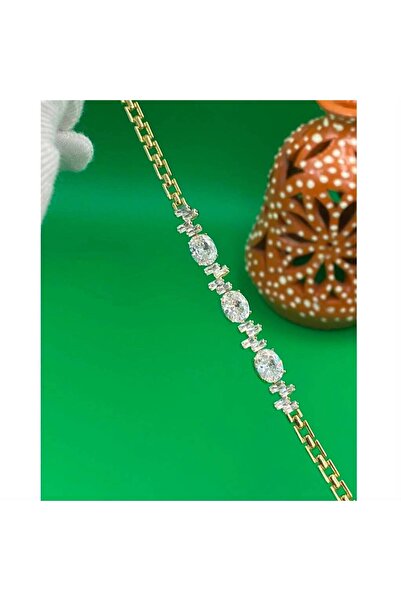 Haziran Accessories, Stoned Steel & Xuping Women's Bracelet