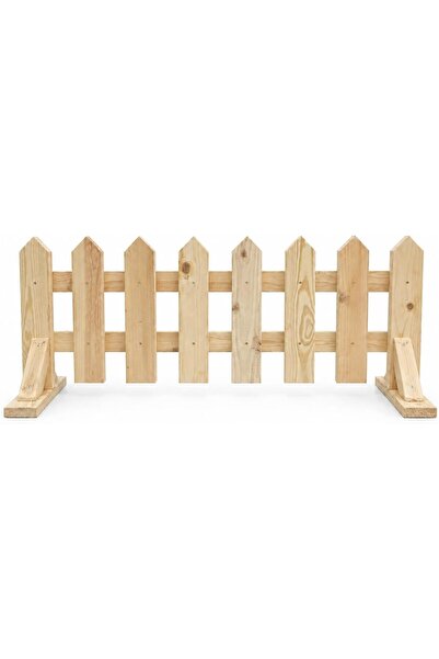 Egardenkart Wooden Picket Fence - 30x100cm | Decorative Garden Fence with Sta...