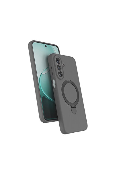 m.tk moveteck Samsung Galaxy A27 Uyumlu Kılıf Magsafe Halkalı Extra Standlı i...