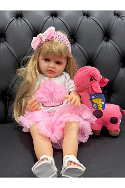 aydogdushopping Gerçekçi yeni doğmuş emaye bebek 55cm simüle bebek kız bebek ...