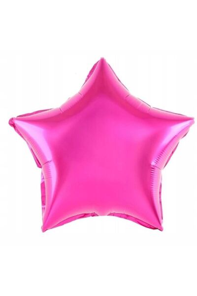genaja Balon Folie Stea Roz 18 Inch (45 cm) pentru Petreceri, Aniversări și D...