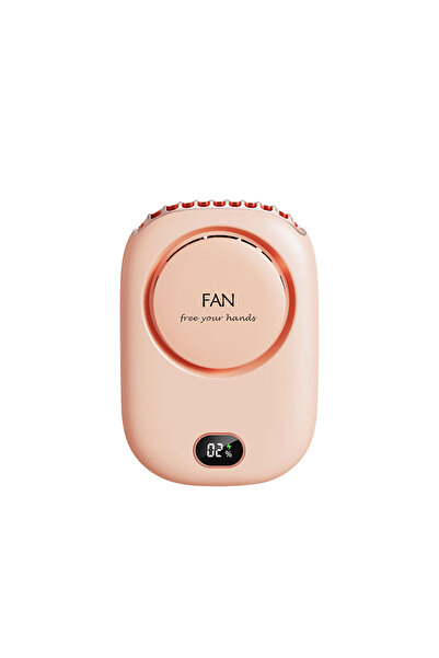 Choice PINK Portable Hanging Neck Fan Mini Cooling Waist Fans Bladeless USB R...