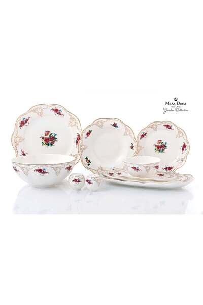 Onedekor 58 Parça 12 Kişilik Garden Collection Florin Porselen Yemek Takımı