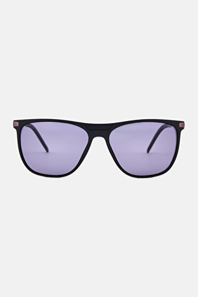 FILA Men SF9381 Aviator Sunglasses, Black