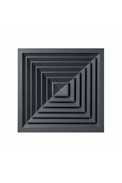 Meridyen Menfez External Dimension: 60X60 - Internal Dimension: 45X45 Anthrac...