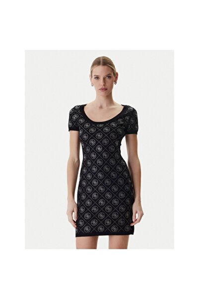 Guess Rochie tricotată de damă W6RK92Z3JD2 Negru
