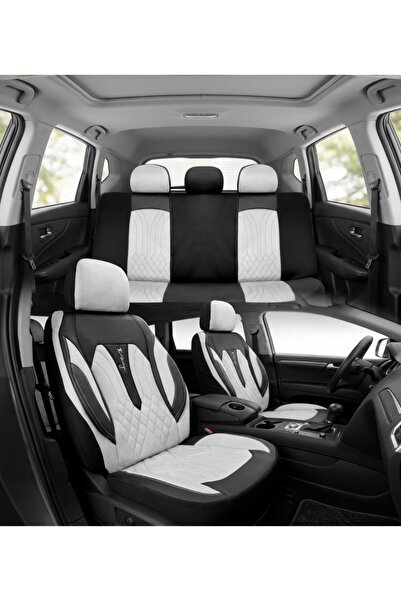 DELUXETUNING Set huse scaune auto universale seria SIDNEY, material textil gr...
